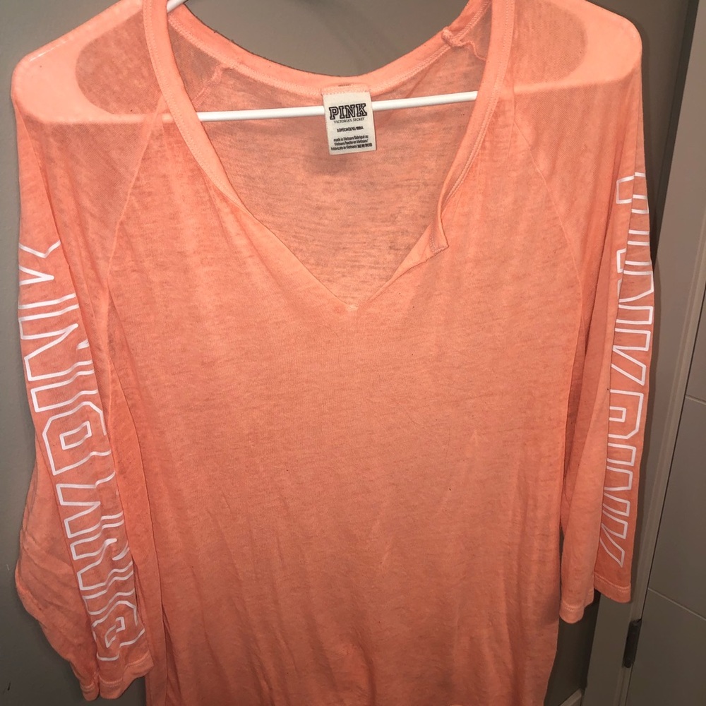 Pink: Cozy Orange Lounge Shirt